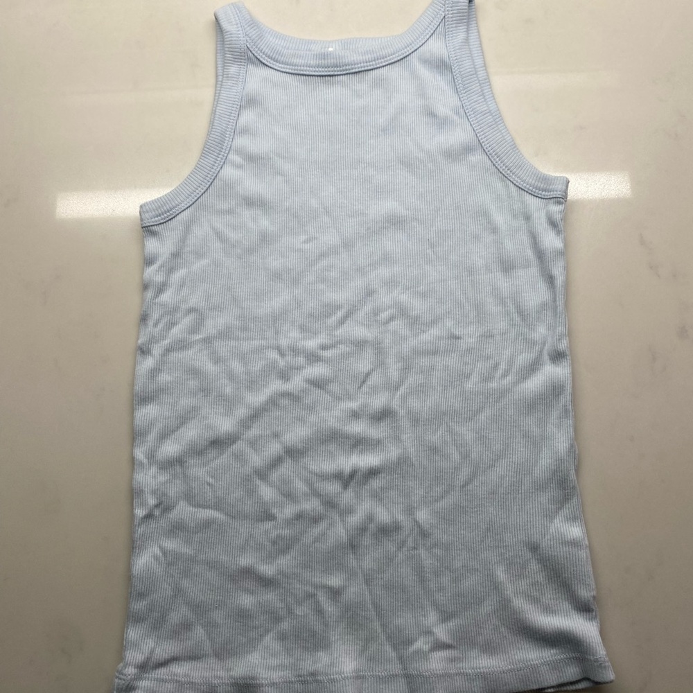 GAP Kids Sky Blue Ribbed Top